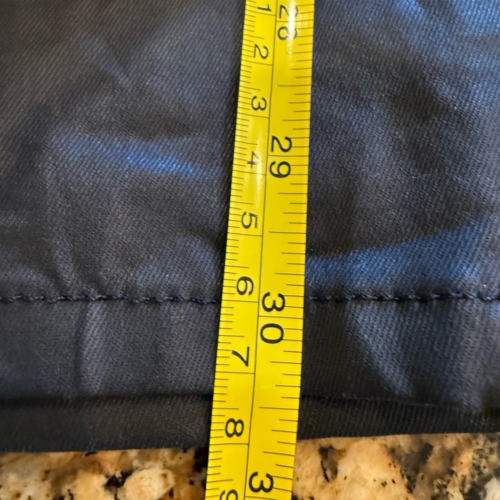 Eileen Fisher Black Skinny Slim Faux Leather Jeans Pants Cotton Blend Size 12 - Picture 7 of 8
